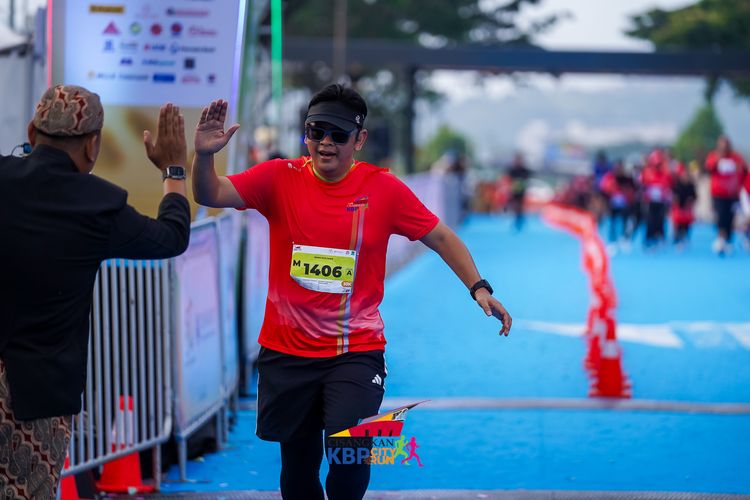 Race photo from CISANGKAN KBP CITY RUN 2025