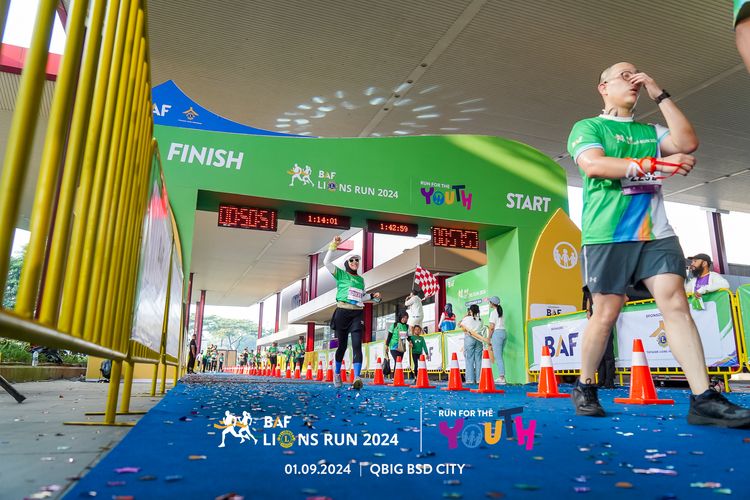 Race photo from BAF LIONS RUN 2024