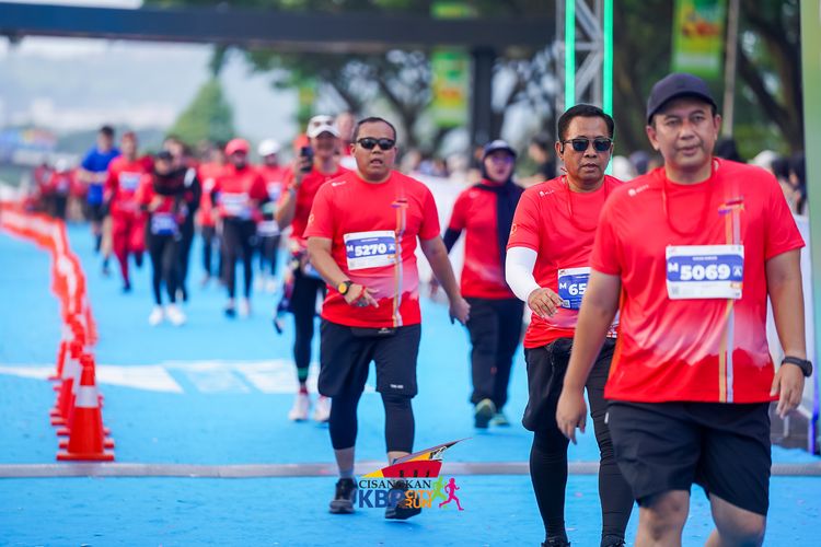 Race photo from CISANGKAN KBP CITY RUN 2025