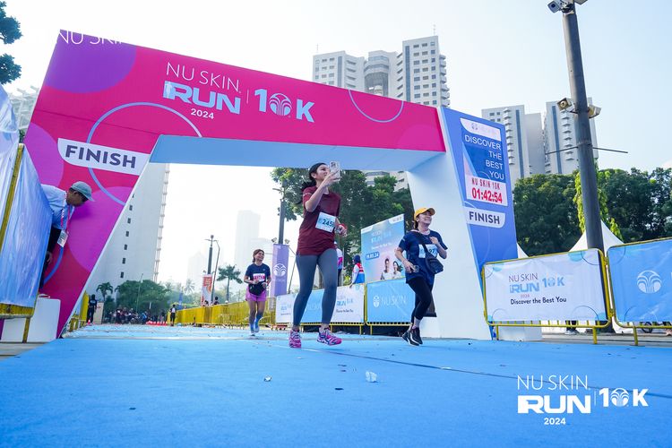 Race photo from Nu Skin Run 10K