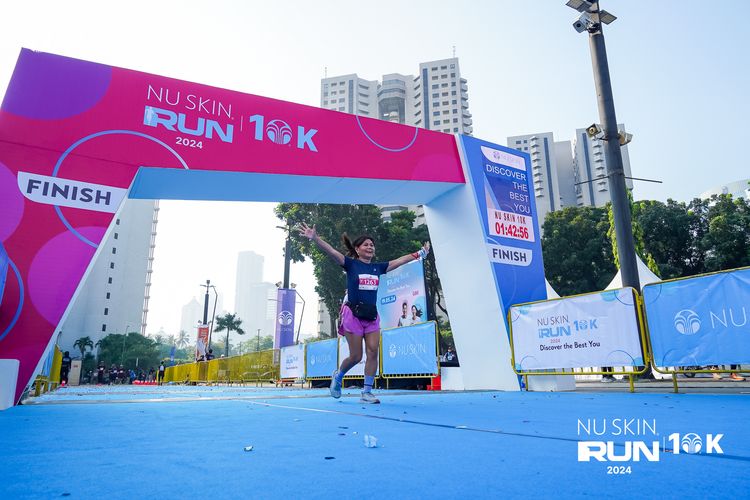 Race photo from Nu Skin Run 10K