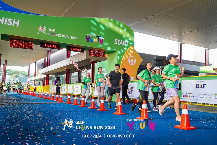 Race photo from BAF LIONS RUN 2024