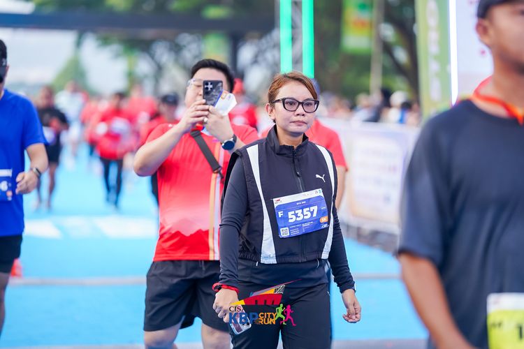 Race photo from CISANGKAN KBP CITY RUN 2025