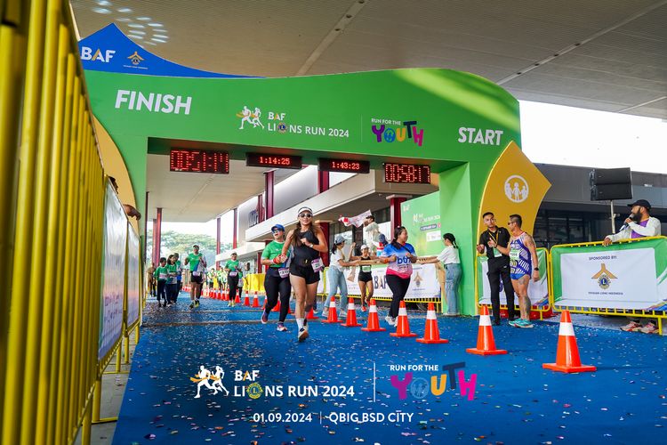 Race photo from BAF LIONS RUN 2024