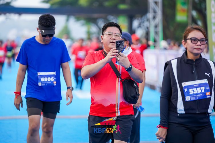 Race photo from CISANGKAN KBP CITY RUN 2025