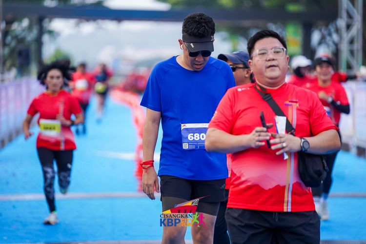 Race photo from CISANGKAN KBP CITY RUN 2025
