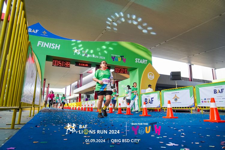 Race photo from BAF LIONS RUN 2024