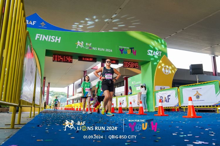 Race photo from BAF LIONS RUN 2024