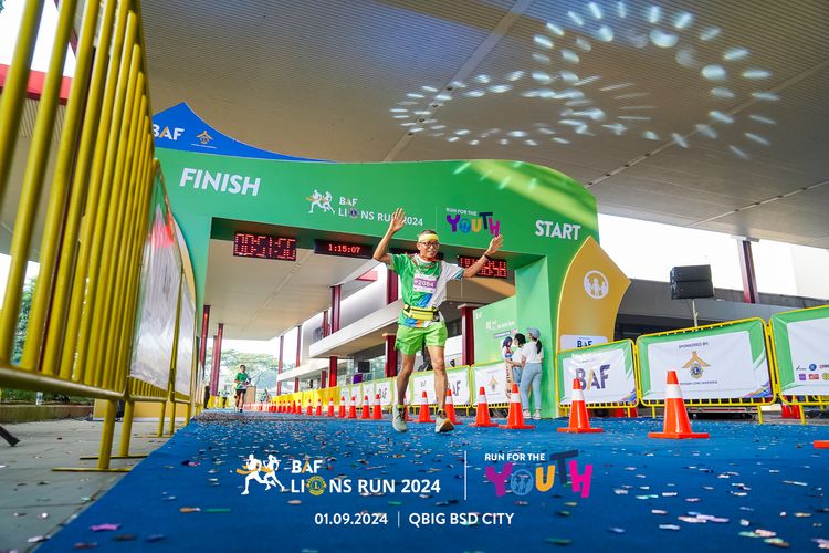 Race photo from BAF LIONS RUN 2024