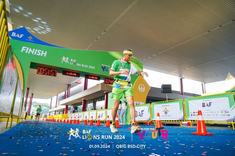 Race photo from BAF LIONS RUN 2024