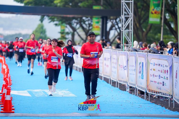 Race photo from CISANGKAN KBP CITY RUN 2025