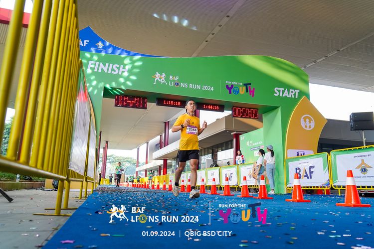 Race photo from BAF LIONS RUN 2024