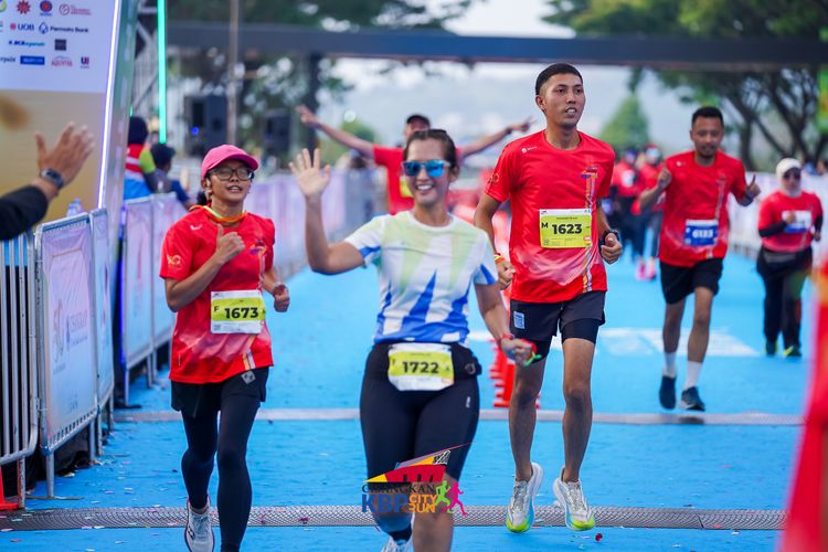 Race photo from CISANGKAN KBP CITY RUN 2025