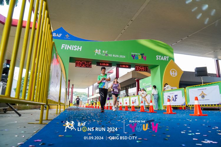 Race photo from BAF LIONS RUN 2024
