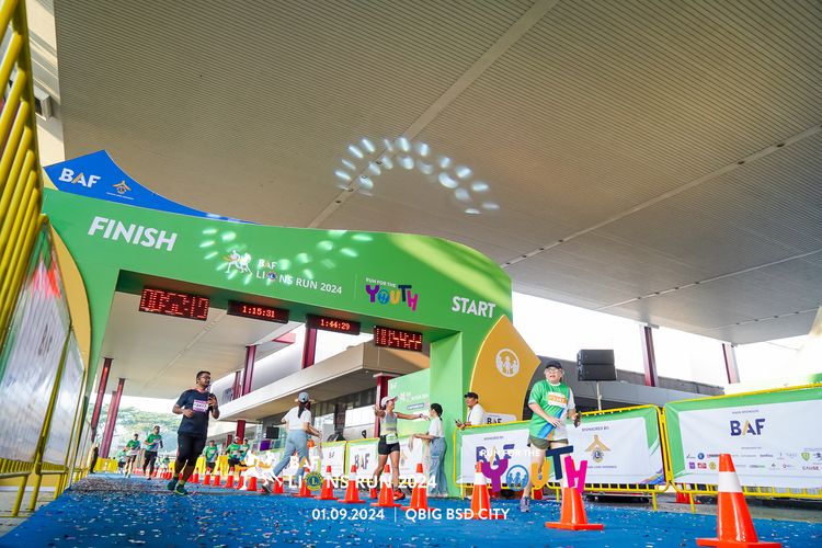 Race photo from BAF LIONS RUN 2024