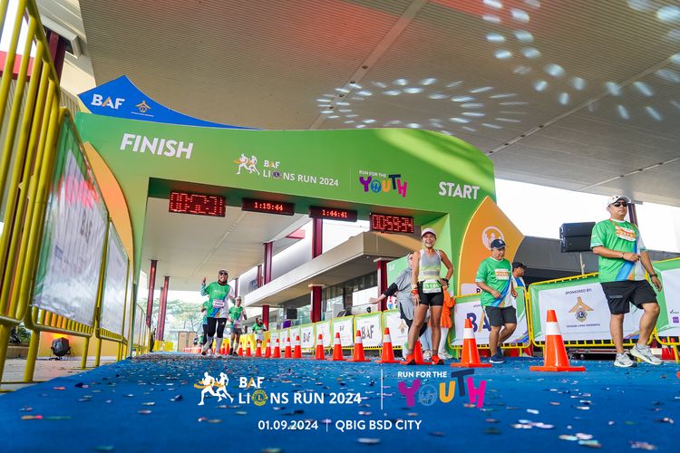 Race photo from BAF LIONS RUN 2024