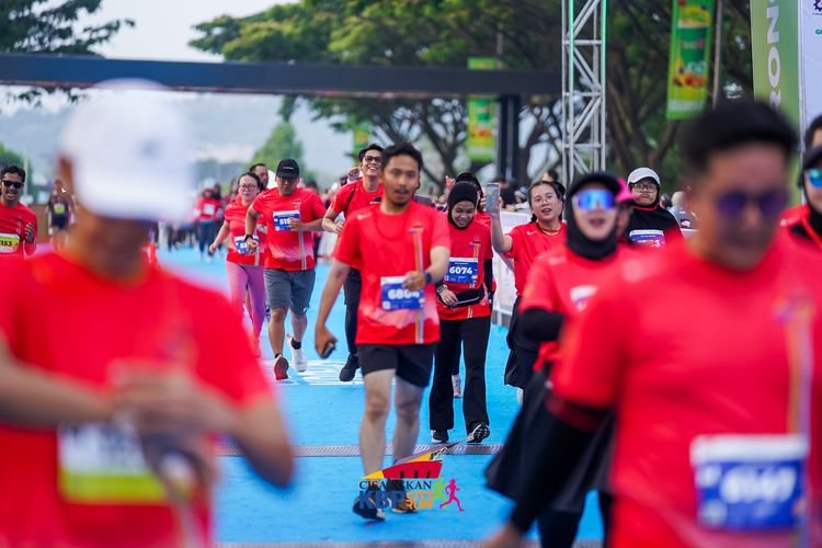 Race photo from CISANGKAN KBP CITY RUN 2025
