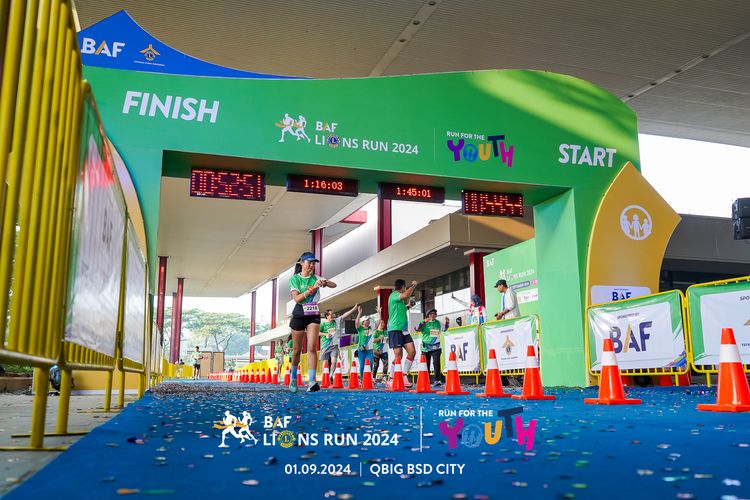 Race photo from BAF LIONS RUN 2024