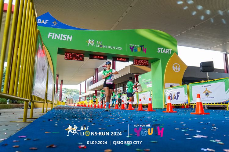 Race photo from BAF LIONS RUN 2024