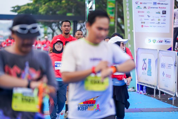 Race photo from CISANGKAN KBP CITY RUN 2025