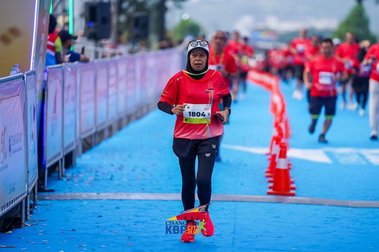 Race photo from CISANGKAN KBP CITY RUN 2025