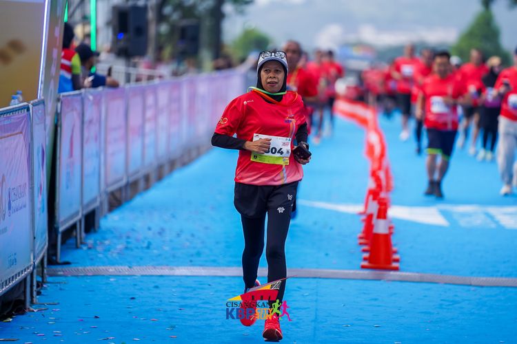 Race photo from CISANGKAN KBP CITY RUN 2025