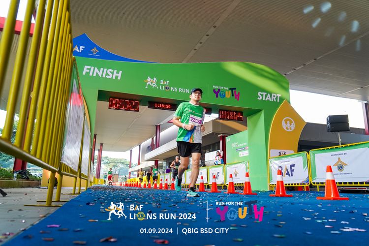 Race photo from BAF LIONS RUN 2024