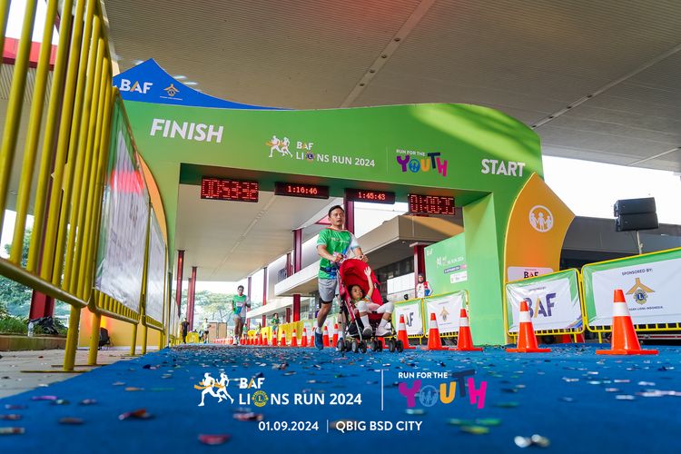 Race photo from BAF LIONS RUN 2024