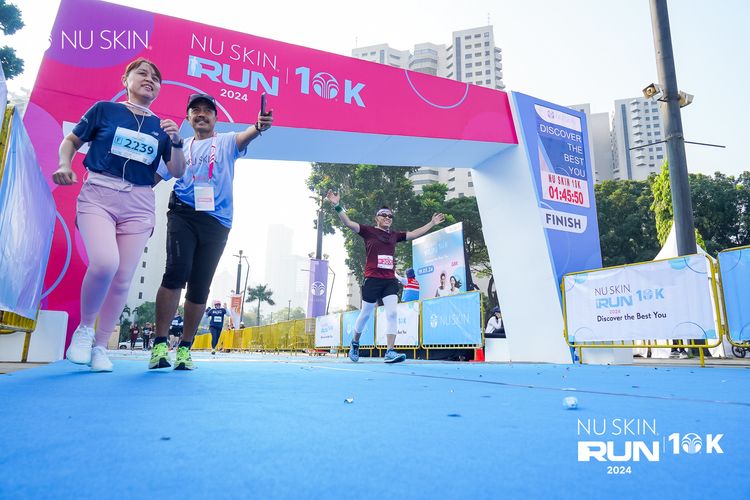 Race photo from Nu Skin Run 10K