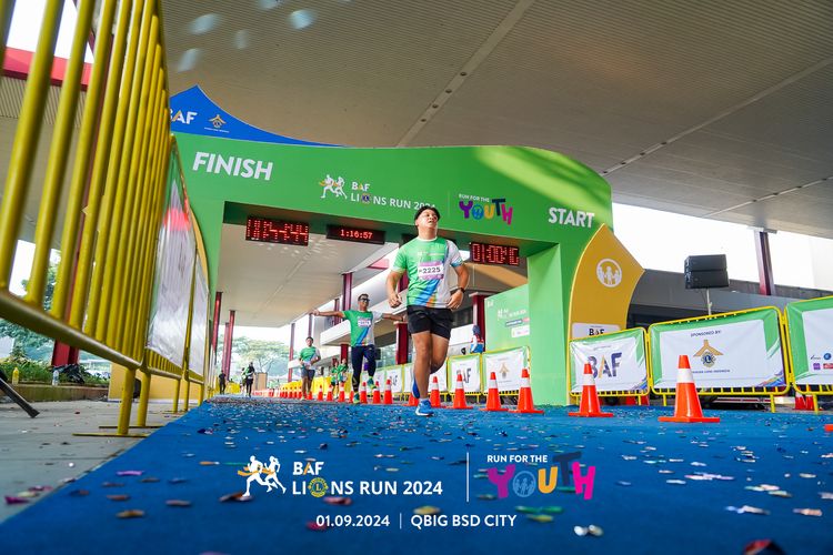 Race photo from BAF LIONS RUN 2024