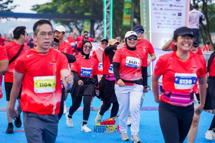 Race photo from CISANGKAN KBP CITY RUN 2025