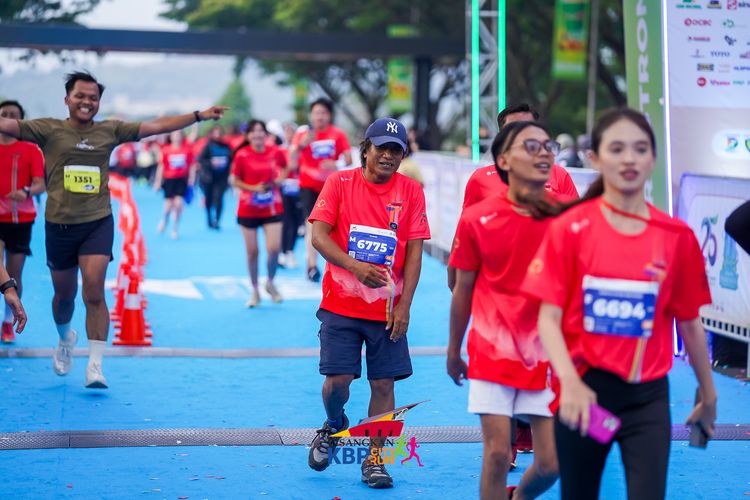 Race photo from CISANGKAN KBP CITY RUN 2025
