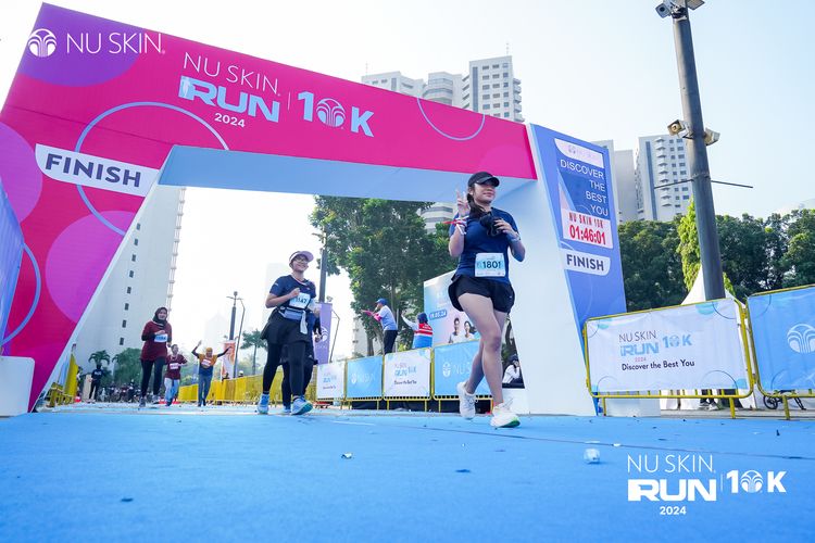 Race photo from Nu Skin Run 10K