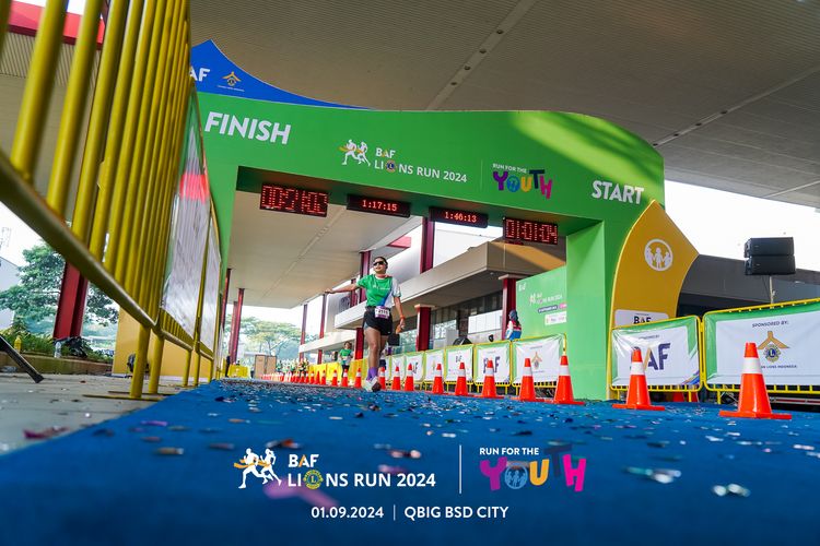 Race photo from BAF LIONS RUN 2024