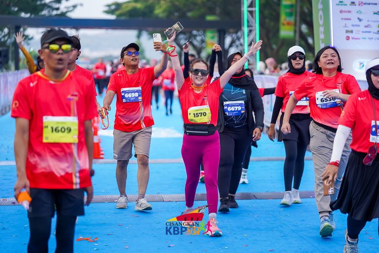 Race photo from CISANGKAN KBP CITY RUN 2025