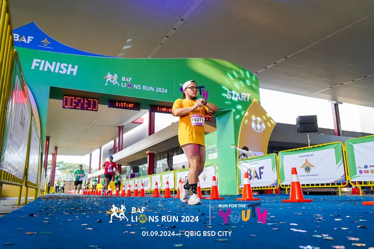 Race photo from BAF LIONS RUN 2024