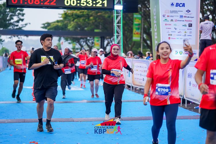 Race photo from CISANGKAN KBP CITY RUN 2025