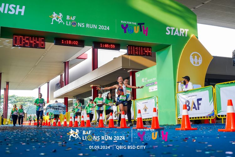 Race photo from BAF LIONS RUN 2024