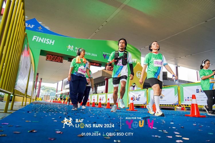 Race photo from BAF LIONS RUN 2024