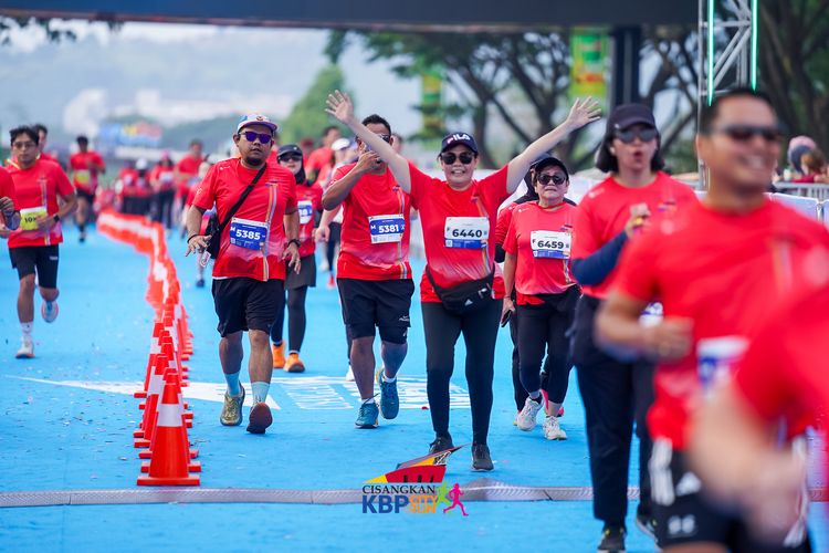 Race photo from CISANGKAN KBP CITY RUN 2025