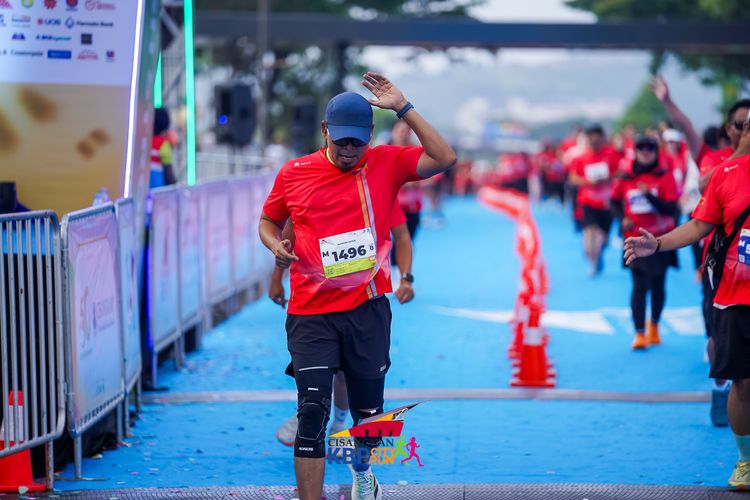 Race photo from CISANGKAN KBP CITY RUN 2025