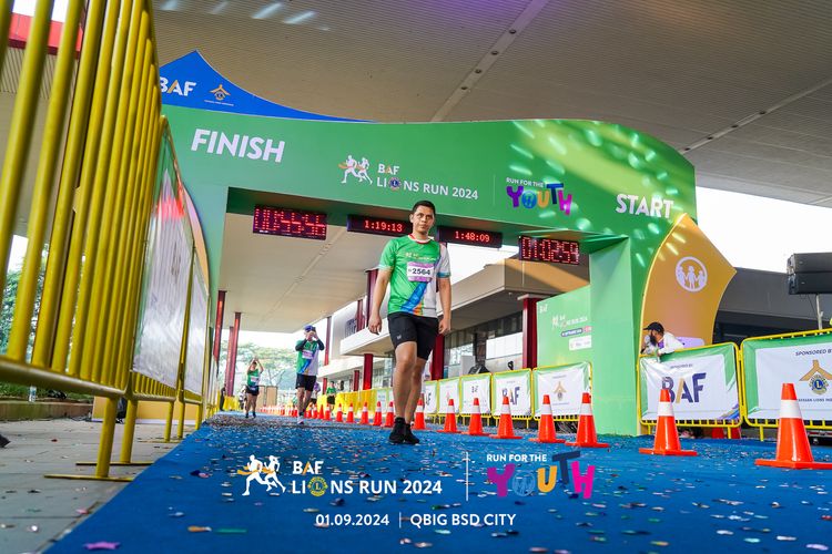 Race photo from BAF LIONS RUN 2024