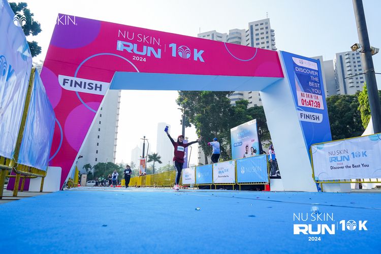 Race photo from Nu Skin Run 10K