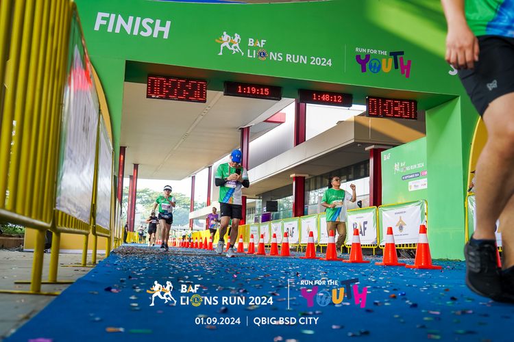 Race photo from BAF LIONS RUN 2024