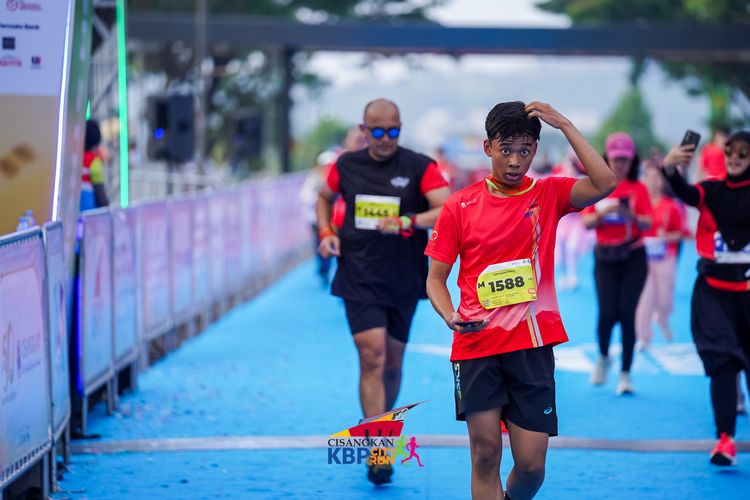 Race photo from CISANGKAN KBP CITY RUN 2025