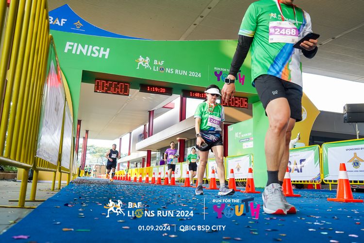 Race photo from BAF LIONS RUN 2024