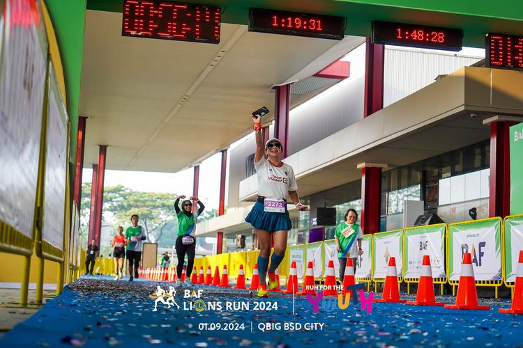 Race photo from BAF LIONS RUN 2024