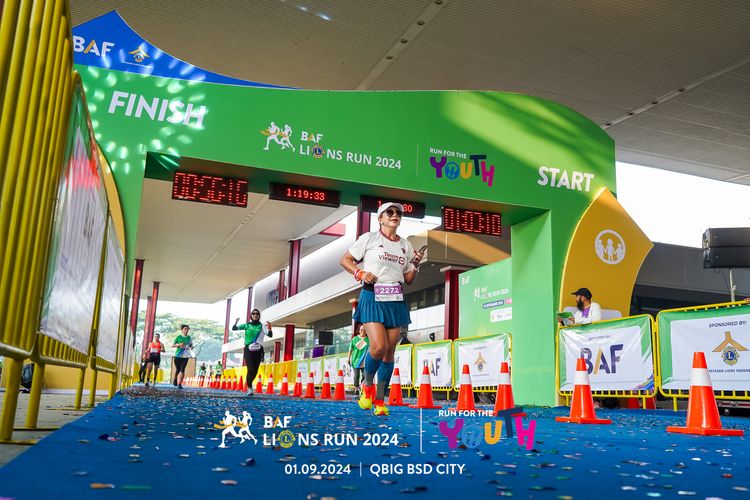 Race photo from BAF LIONS RUN 2024