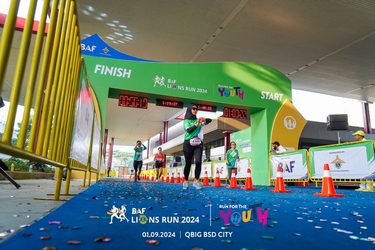 Race photo from BAF LIONS RUN 2024