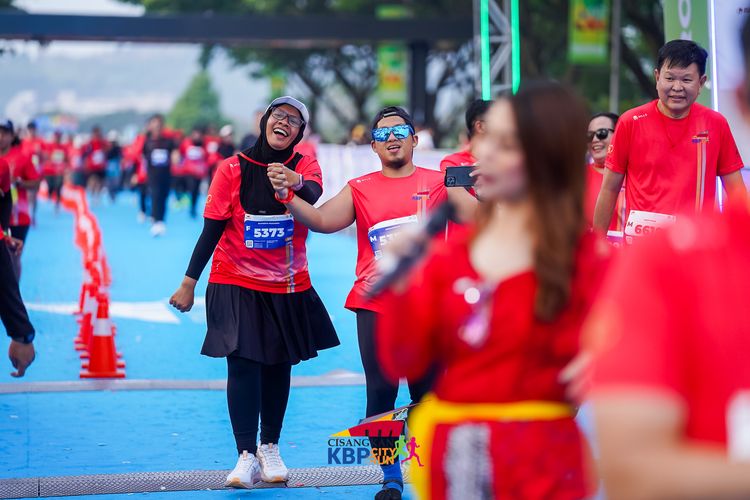 Race photo from CISANGKAN KBP CITY RUN 2025
